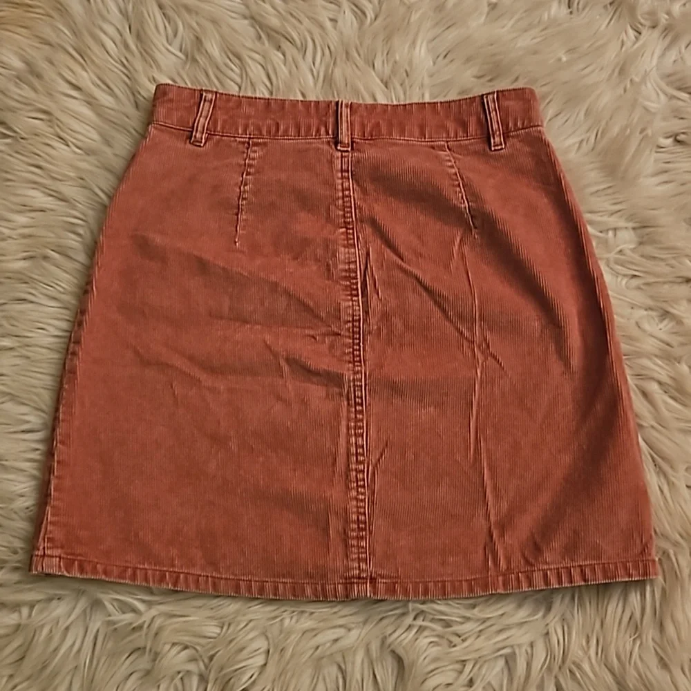 Roxy “Unforgettable Fall” Pink Corduroy Skirt – Size Small